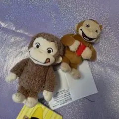おさるのジョージぬいぐるみキーホルダーセット新品未使用品 早い者勝ちです♡