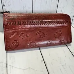 ✨極美品✨希少 ダコタ 長財布 本革 象柄 エンボス加工 多収納 ライトブラウン 2025年最新】ダコタ 象の人気アイテム - メルカリ