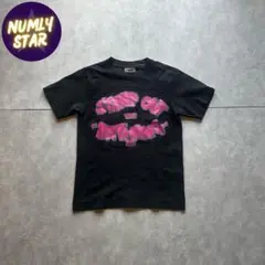 archive grunge bape t-shirt y2k black