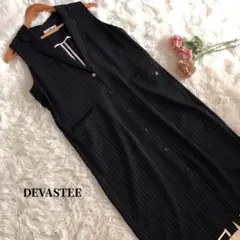 DEVASTEE ディバステ ロングジレ　ジャケット　ノースリーブ