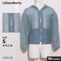 ★美品★ LilianeBurty アウター　シアーブルゾン　フード付き　透け感