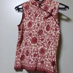 最終価格！ケイタ　マルヤマ花柄ノースリーブトップス