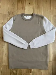 セリーヌ フィービー ニット バイカラー ベージュ celine