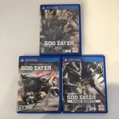 PS Vita ゴッドイーター3本セット 2&リザレクション&レイジバースト
