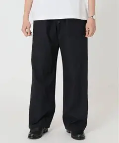 AURALEE WASHED FINX TWILL EASY WIDEPANTS