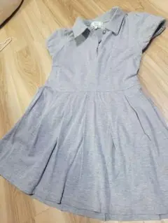 KUMIKYOKU グレー ポロワンピース M