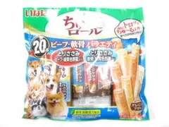 いなばペットフード ちゅーるロール20本入 ビーフ・軟骨バラエティ×1個