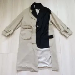 （245）アシンメトリー トレンチジャケット