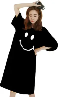 スマイリーフェイス 半袖ルームウェア XL 新品未使用