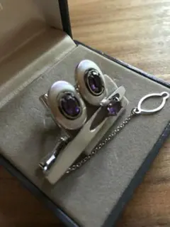 ダンヒル dunhill ネクタイピン＋カフス セット