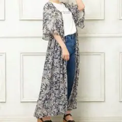 【INGNI】ペイズリー柄シフォンガウン【コン】