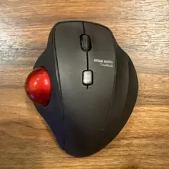 トラックボールマウス 黒 赤いボール