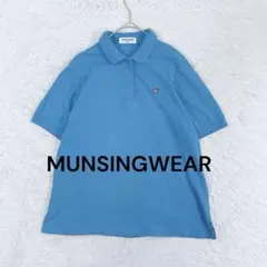 マンシングウェア♡MUNSINGWEAR 半袖ポロシャツ M ペンギン刺繍ロゴ♪