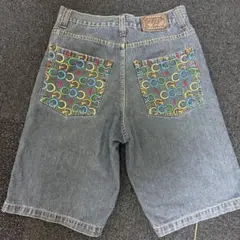 当時物 COOGI デニムショーツ W32 L14 90s Y2K ストリート