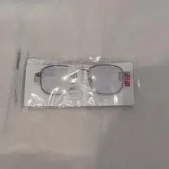 UNIQLO(ユニクロ) シルバー 四角形 メタルフレーム 眼鏡