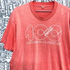 コカ・コーラ '86 ビンテージ 鬼フェード 半袖 Tシャツ 100周年