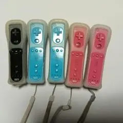 Wiiリモコン 5個セット カラフル