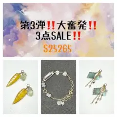 第3弾‼️大奮発‼️3点SALE‼️ S25265