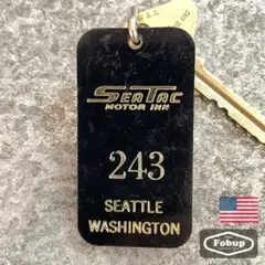 アメリカ製USA シアトル ヴィンテージ モーテル ホテル キー No 243