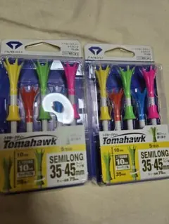 カラフル　トマホーク セミロング　ティー ダイヤ ゴルフ 新品 セット