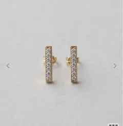 ete ストレート クリアビジュー ピアス