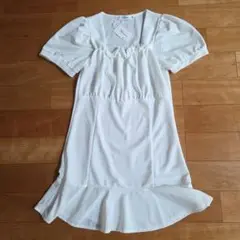 【未使用品】Mayree ホワイト ミニワンピース M