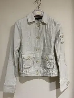 【美品】MARC JACOBS マークジェイコブス 長袖ジャケット 白アイボリー