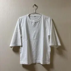 ＜LOEFF＞スビンコットン 5分袖 クルーネックTシャツ