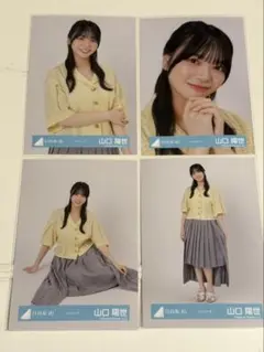山口陽世　日向坂46 シャツコーデ　ランダム生写真　4種コンプ
