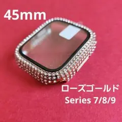 【45ｍｍ】Apple Watchカバー　ローズゴールド　アップルウォッチ