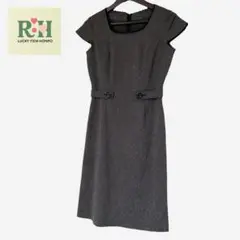 【美品】上品 グレーワンピース 通勤・お呼ばれ・学校行事に