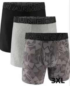 アンダーアーマー　UNDER ARMOUR ボクサーパンツ3枚セット 3XL