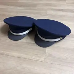 【新品】2個セット 61号 警備　制帽　紺色 ネイビー 警備