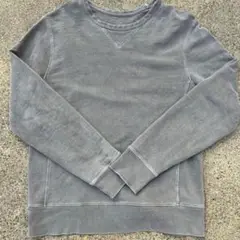 USA製 フェード クルーネック スウェット JCREW 前V