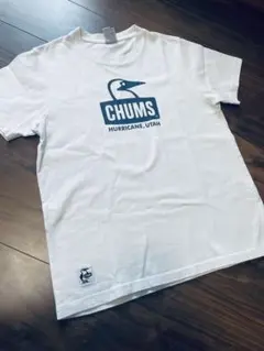 CHUMS ホワイト Tシャツ Lサイズ　チャムス