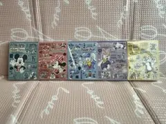 ディズニー　メモ帳　セット　ミッキー　ミニー　ドナルド　デイジー　チップ　デール