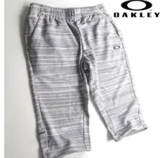新品￥6,600オークリーOAKLEY DRY ＵＶ7分丈スウェットパンツ　Ｓ
