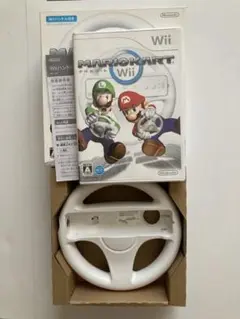 【訳あり】Nintendo Wii マリオカート用ハンドル
