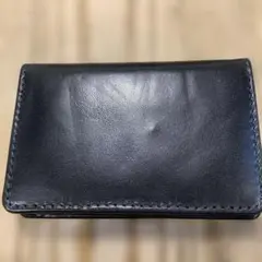 訳アリ　新品未使用品　ラムシープ　仔羊革　本革　30枚　名刺入れ　ダークグリーン