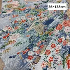 古布（2226）正絹　昭和レトロはぎれ