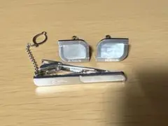 桂由美　ネクタイピン　カフス　3点セット