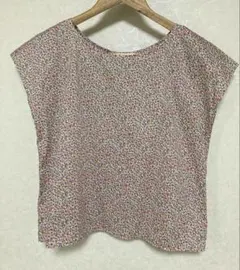 ハンドメイド リバティ プリシラ ブラウス シャツ フレンチスリーブ