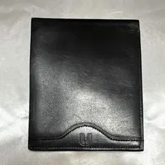 Emanuel Ungaro 黒 レザー 二つ折り財布