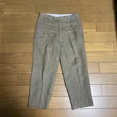 90s JOSEPH ABBOUD リネンスラックス ブラウン goffa x