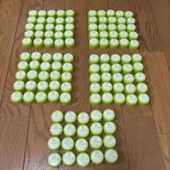 ペットボトルキャップ　いろはす緑キャップ120個