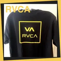 ★RVCA ルーカ mem's Tシャツ black/yellow L siz