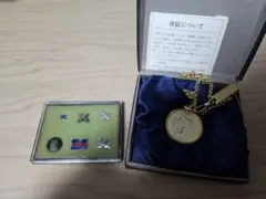 慶應ピンバッチ6点　 慶應連合三田大会記念時計※動作未確認
