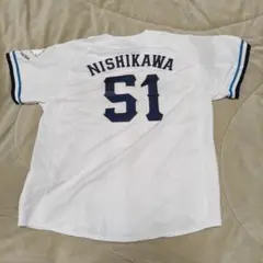 埼玉西武ライオンズ #51 西川愛也 ホームユニフォーム サイズS