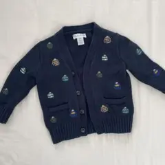 Ralph Lauren カーディガン 12M ネイビー