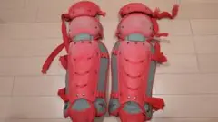 【現役】定価11500円ミズノソフトボールキャッチャーレガース②